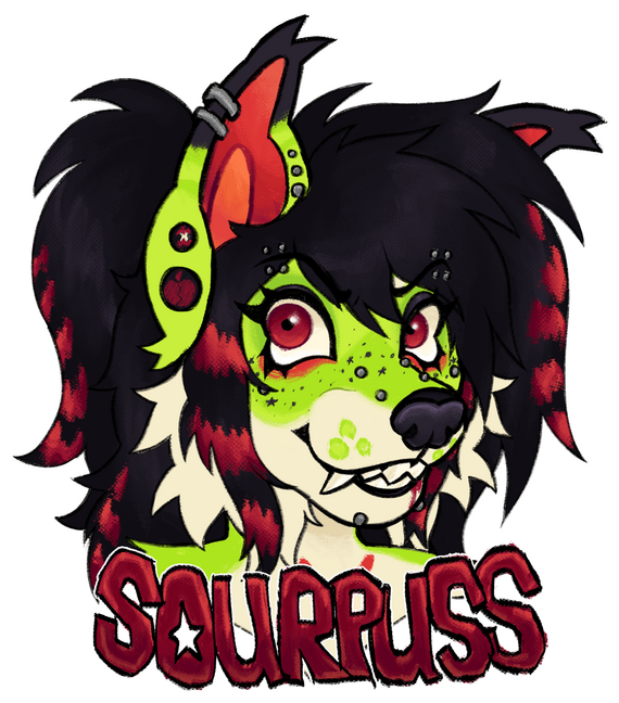 sourpuss badge sourpuss badge